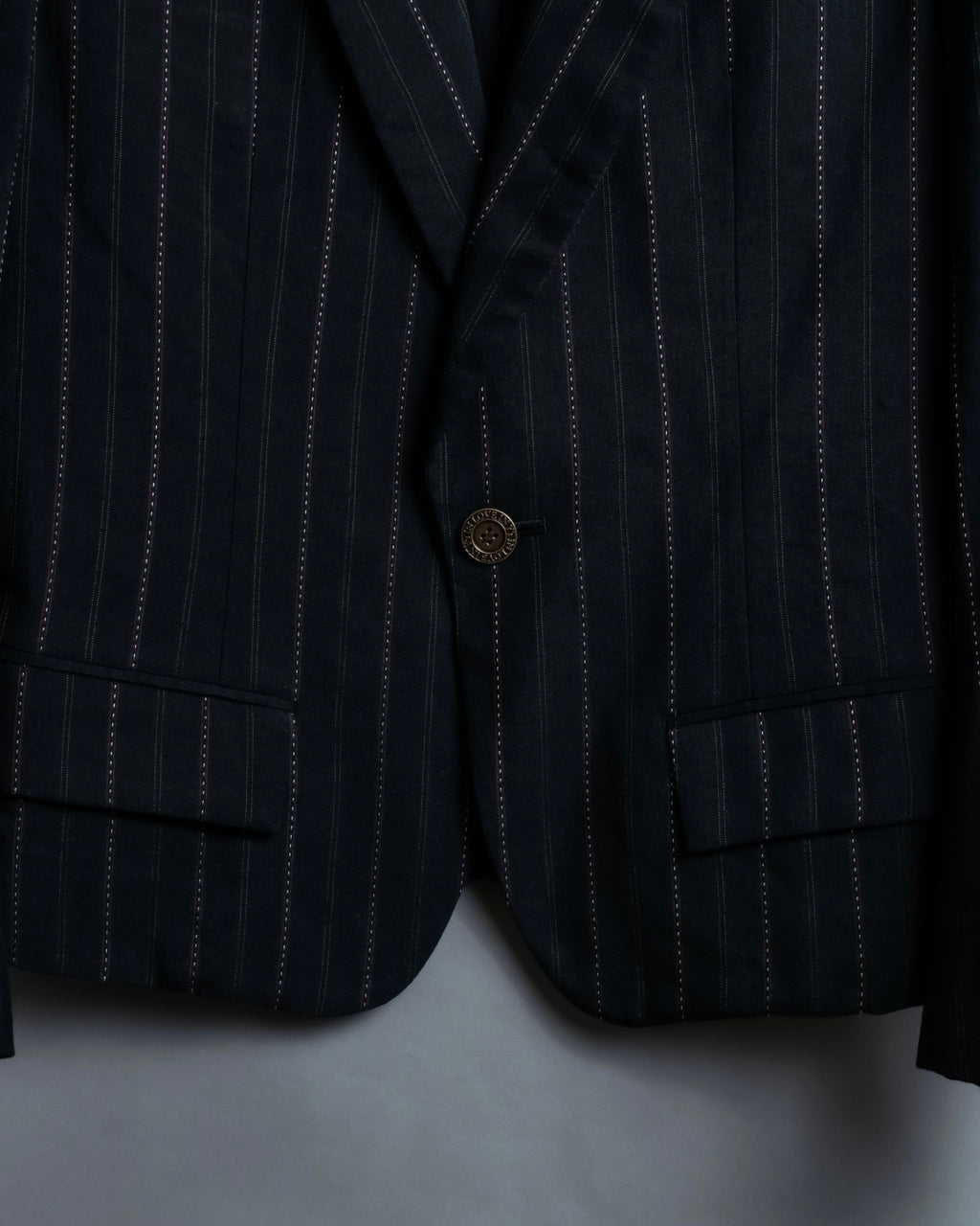 "Y's" Red Line Striped Wrap Pants Design Setup