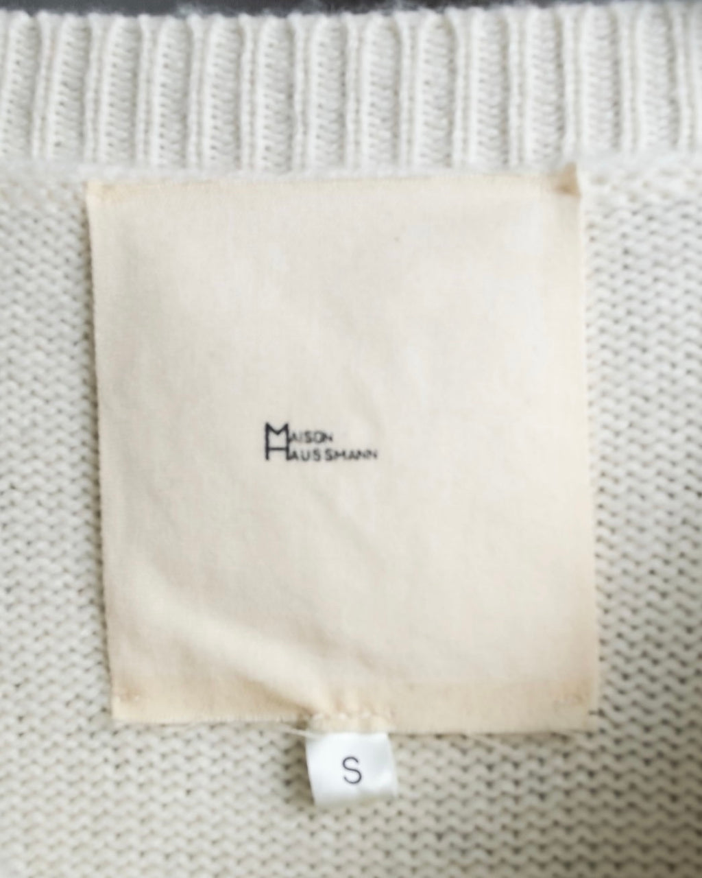 Distressed long sleeve knit