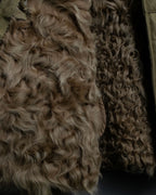 Vintage kargan lamb suede combination jacket