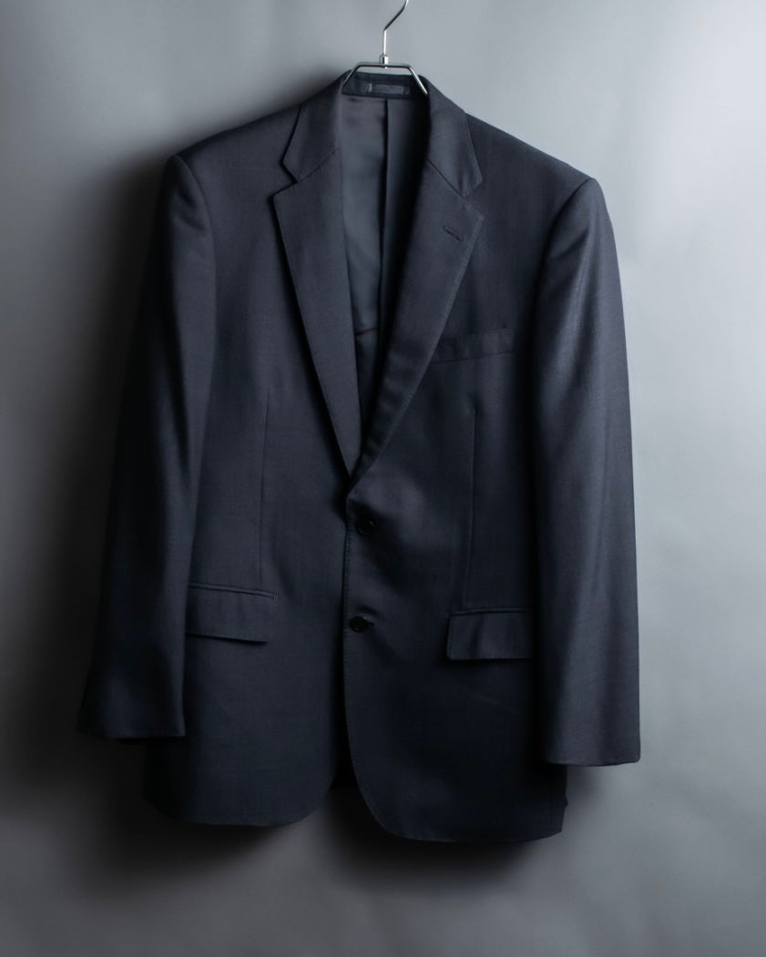 "KANSAI YAMAMOTO" Grey hidden check three-piece set up