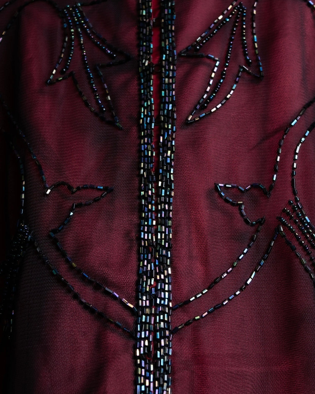 Sheer Layered Bijou Jacket