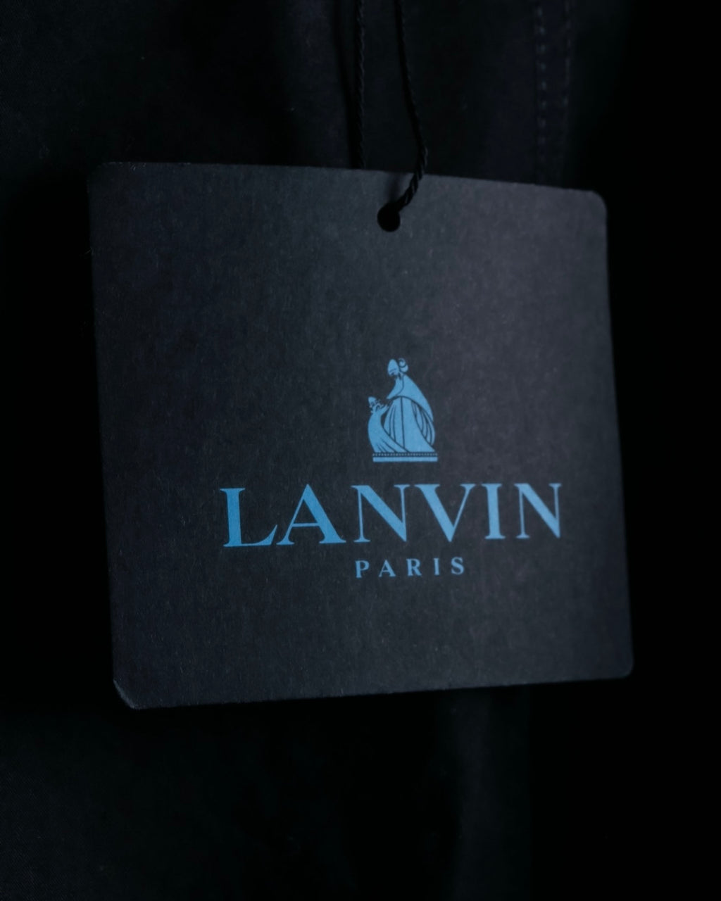 "LANVIN paris" mint condition silk blend double zip spring coat