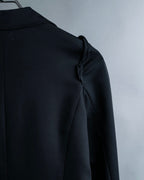 "LANVIN en Bleu" Tape-decorated tailored jacket