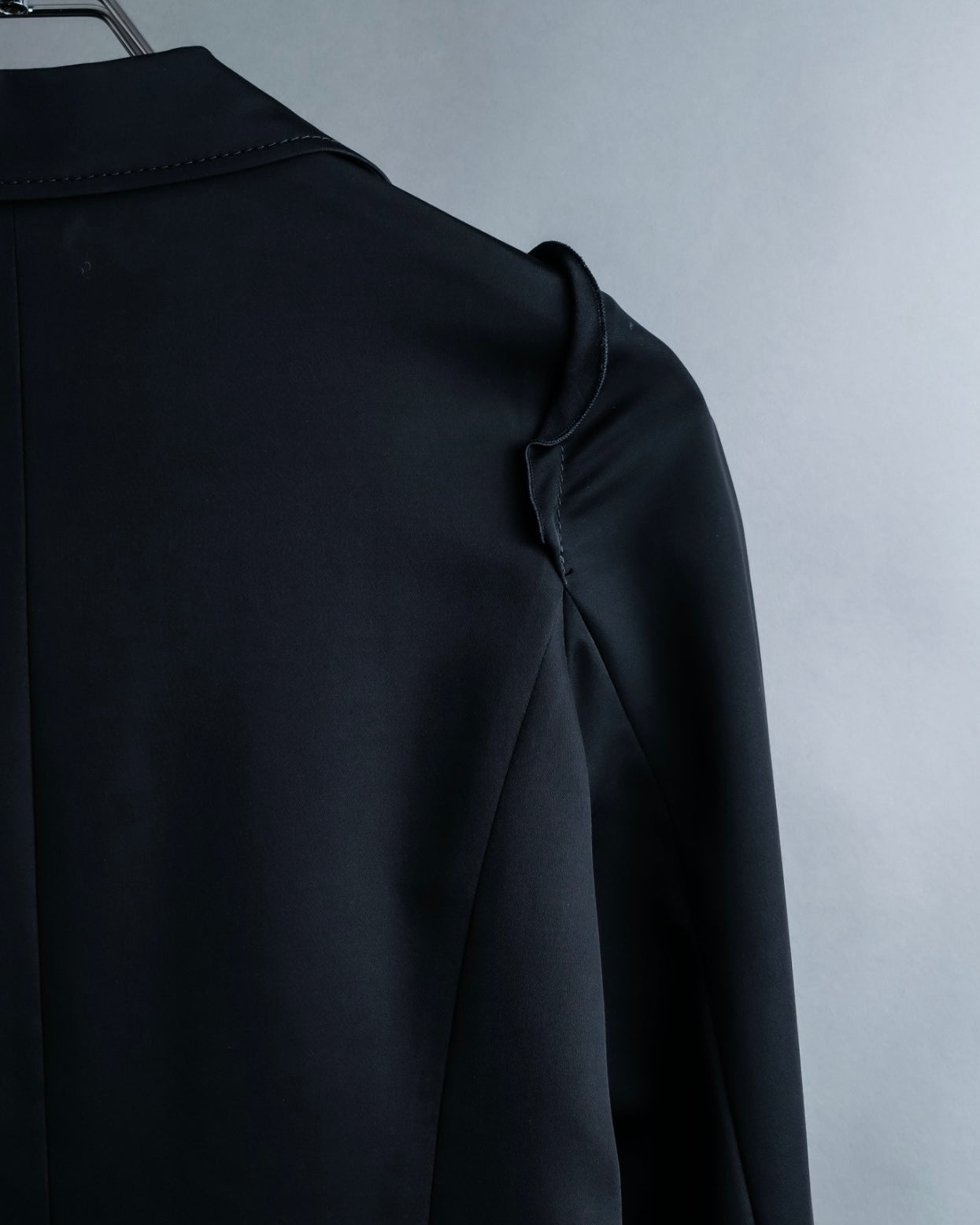 "LANVIN en Bleu" Tape-decorated tailored jacket