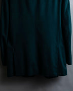 "Christian Dior MONSIEUR" Wool cashmere vibrant blue green tailored jacket