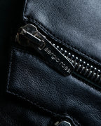 "Sergio Rossi" Double line zip long leather boots