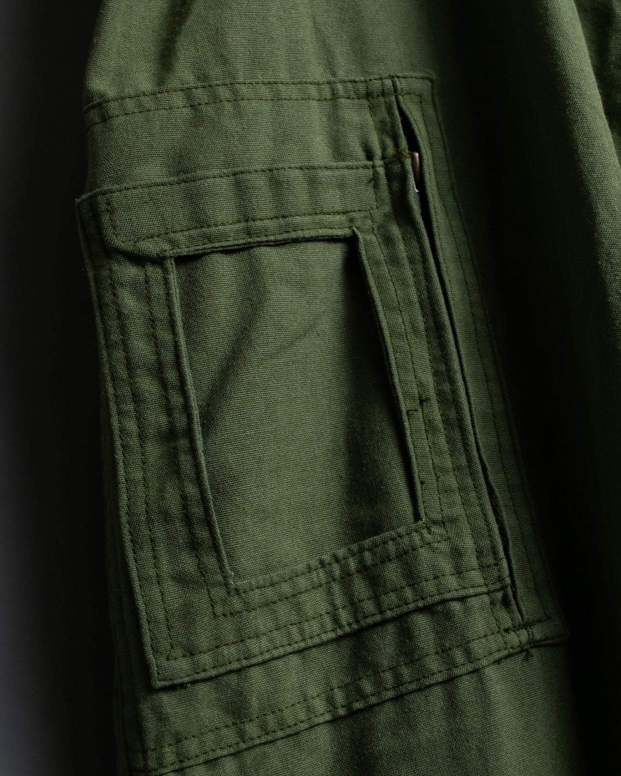 Military Four Pocket Oversized Pants