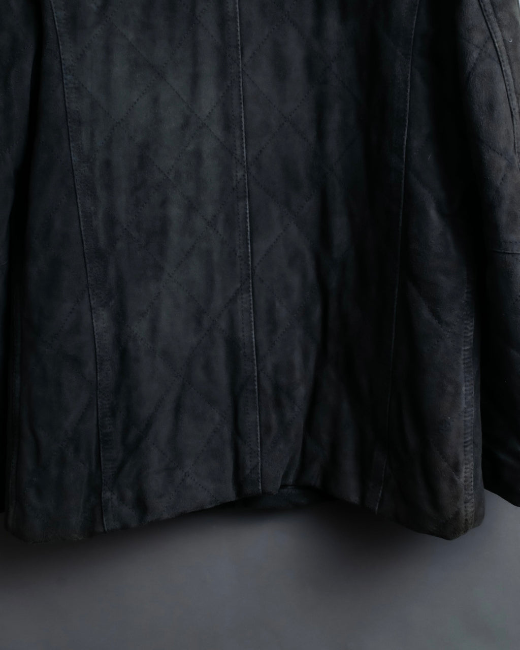 "EMMETI" goatskin quilted P coat