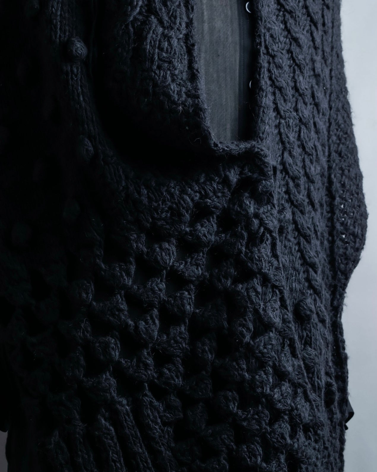 "MM6" Alpaca wool blend super long muffler