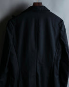 "Yohji Yamamoto +NOIR" Single high slit beautiful tailored jacket