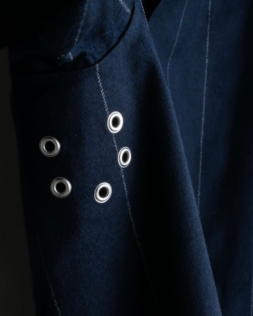 "MACKINTOSH" super oversized striped coat