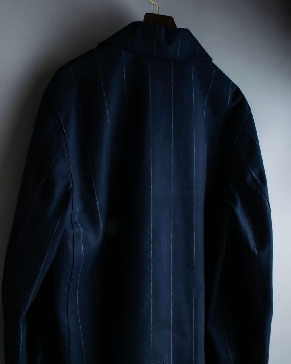 "MACKINTOSH" super oversized striped coat