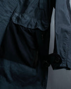 "LANVIN paris" mint condition silk blend double zip spring coat