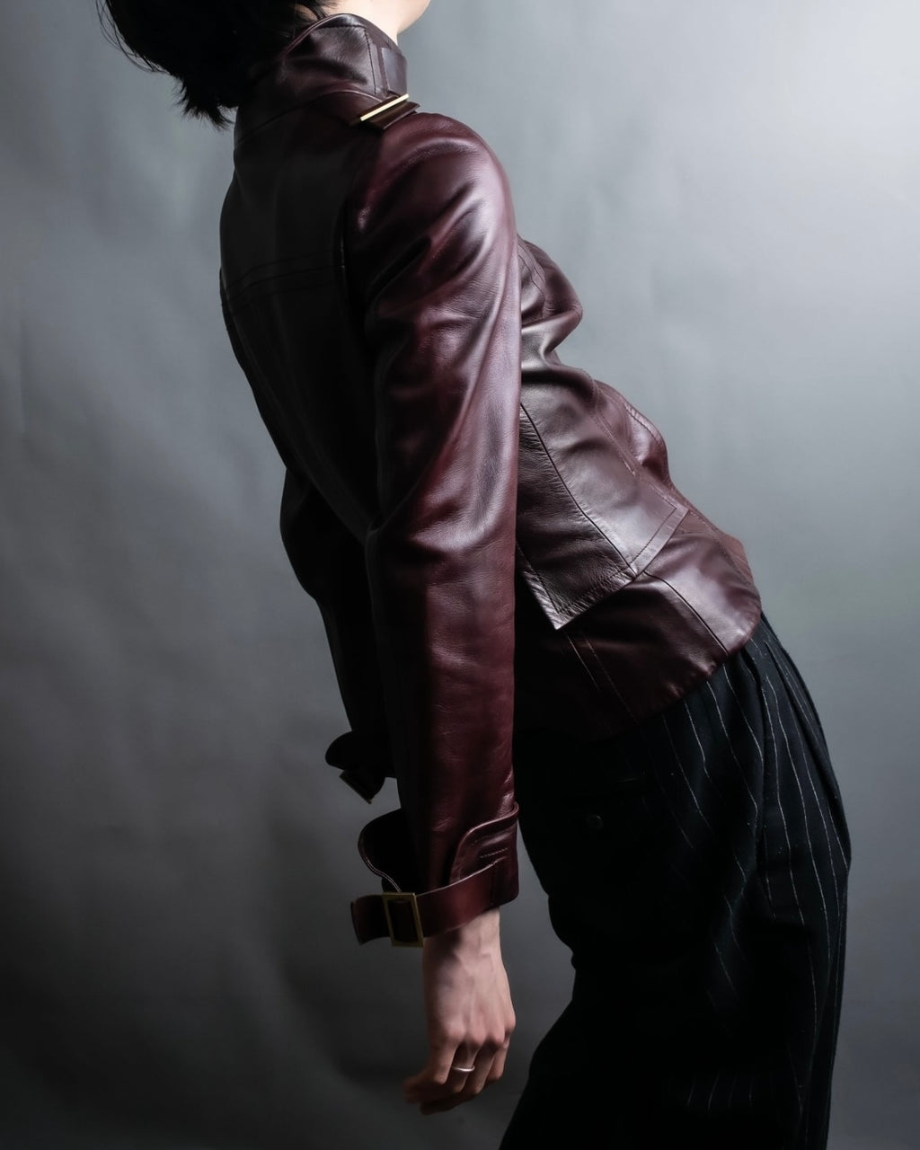 “GUCCI” Beautiful genuine sheep leather jacket