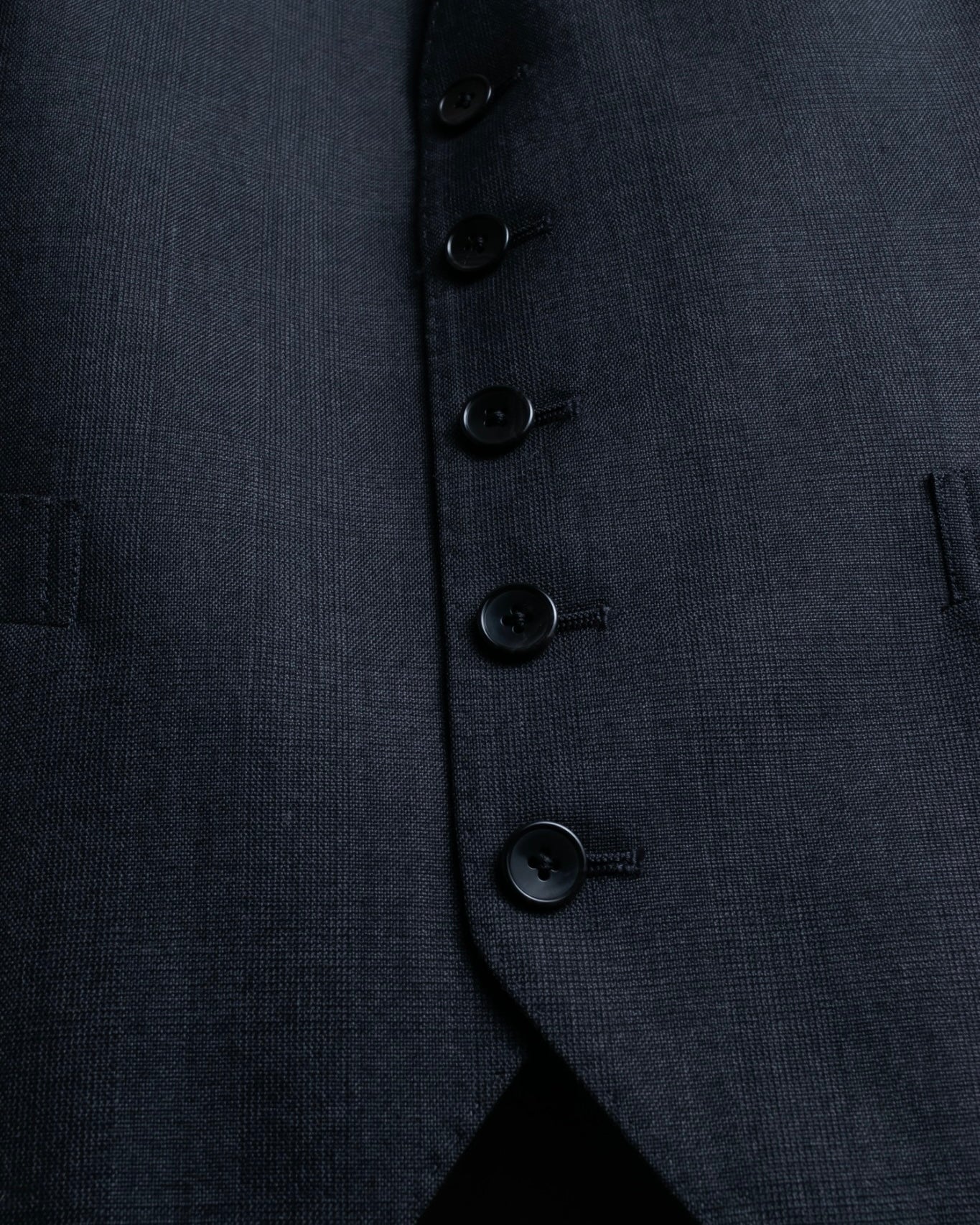 "KANSAI YAMAMOTO" Grey hidden check three-piece set up