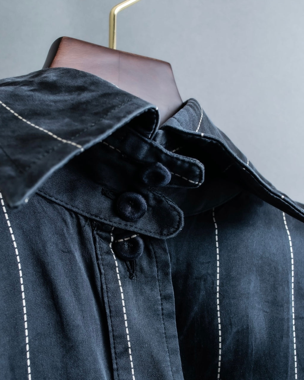 "GIANFRANCO FERRE" 100% silk striped dress shirt