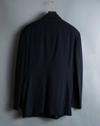 "CLAUDE MONTANA" Long lapel beautiful silhouette setup