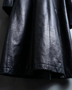"Issey Miyake" Archive leather coat