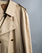 "GUCCI 70-80's" Big collar design oversize design trench coat