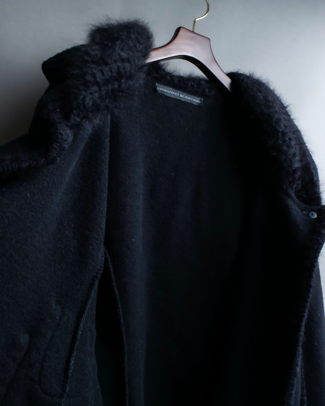 "Ermanno Scervino" Angora blend cardigan design jacket