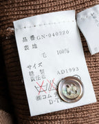 “Comme des garçons ” u-neck knit cardigan