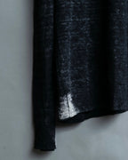 "Galliano" White noise knit