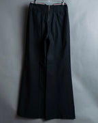 "KENZO" marine design super flare pants