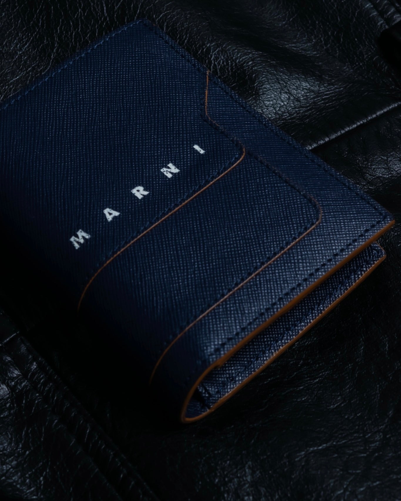 "MARNI" Saffiano leather bifold wallet