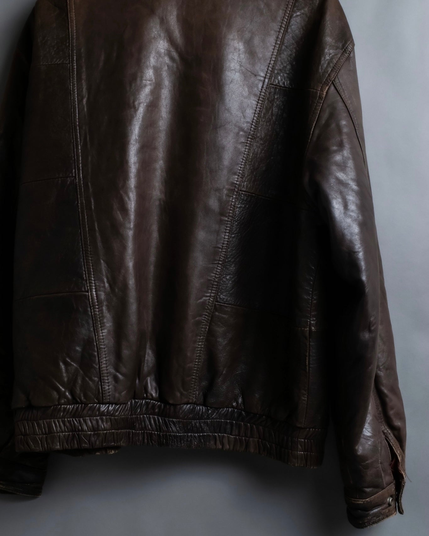 "VALENTINO" Vintage leather blouson