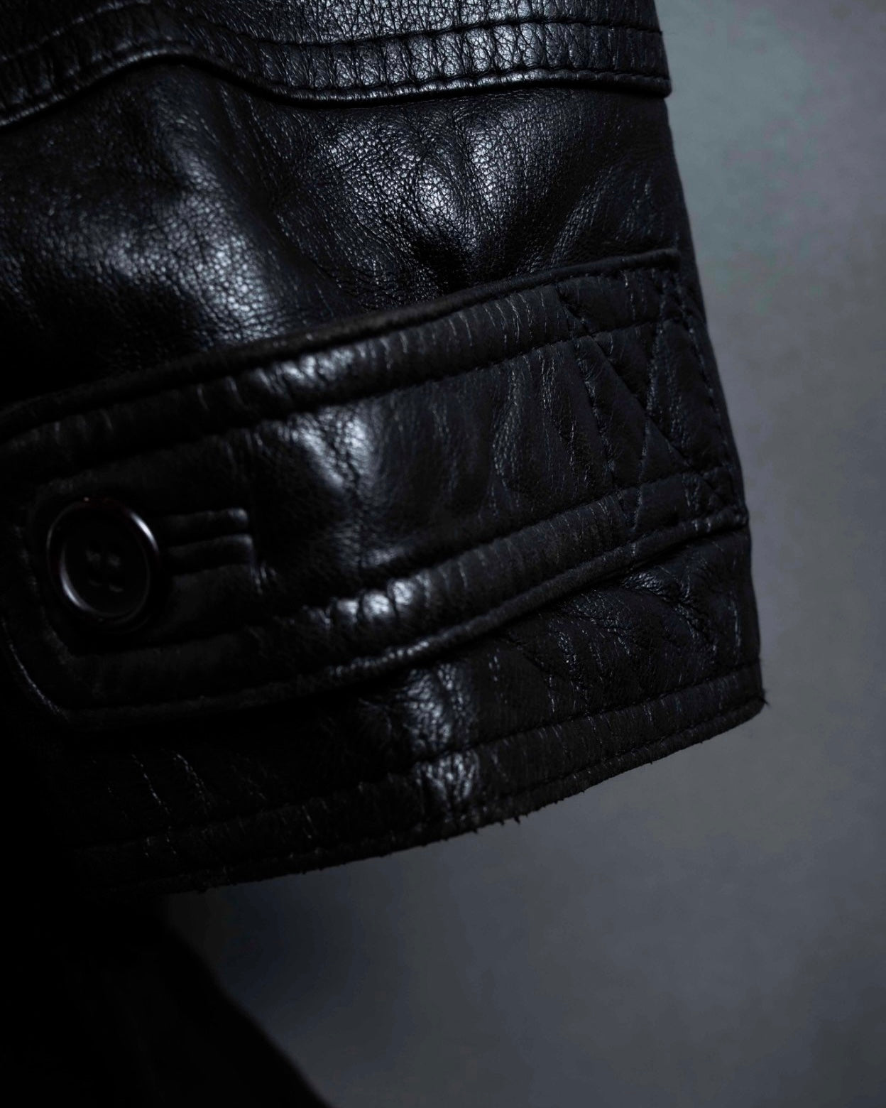 3XL Oversilhouette Faux Fur Leather Coat