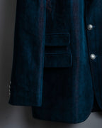 XL Vintage iridescent corduroy tailored jacket