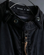 "DIESEL" Double zip gimmick jacket