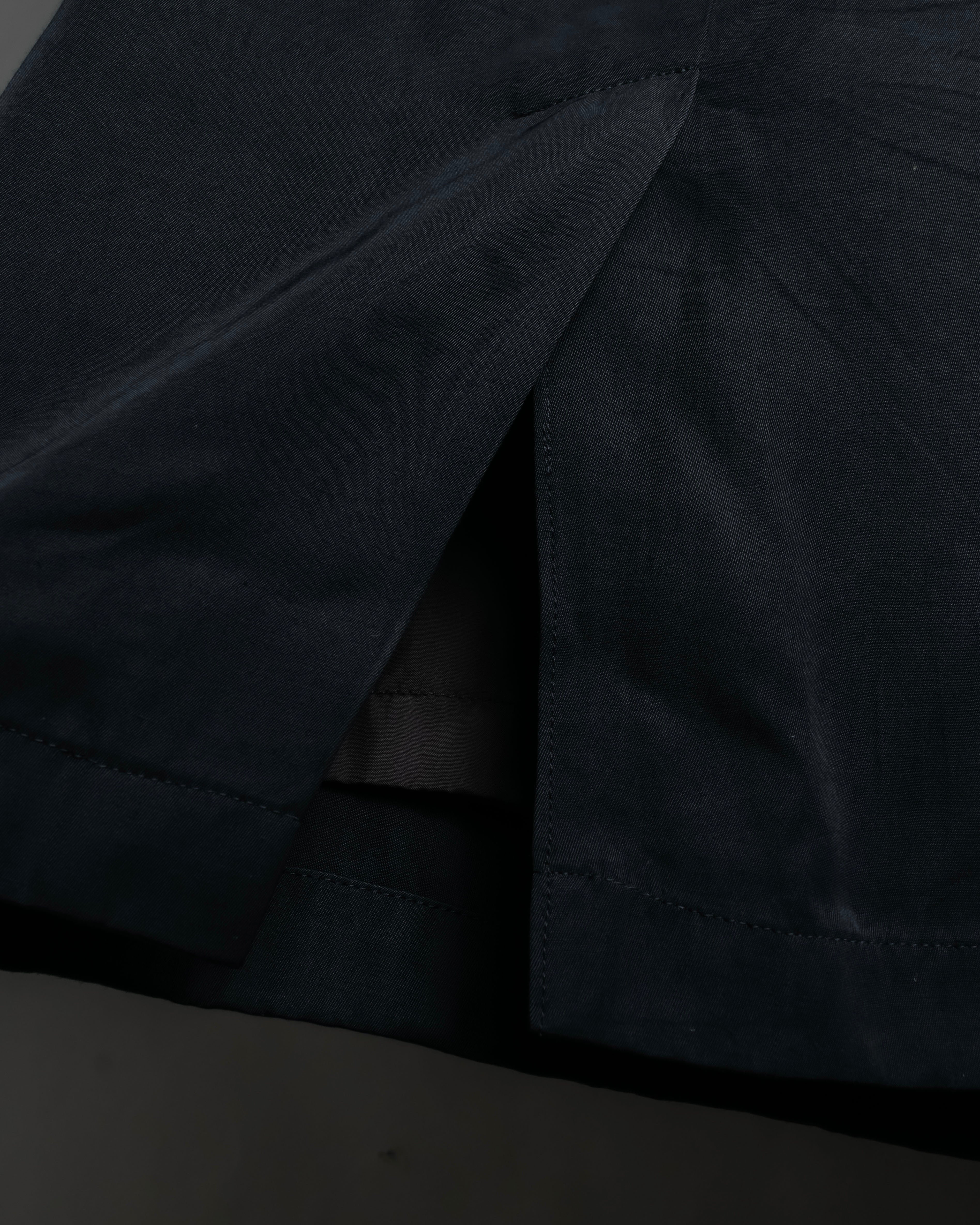 "Comme des Garcons" Rayon mid-length skirt