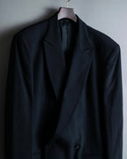 "CLAUDE MONTANA" Long lapel beautiful silhouette setup