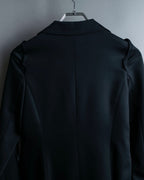 "LANVIN en Bleu" Tape-decorated tailored jacket