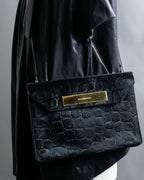 "BALENCIAGA" Haracofur leather shoulder bag