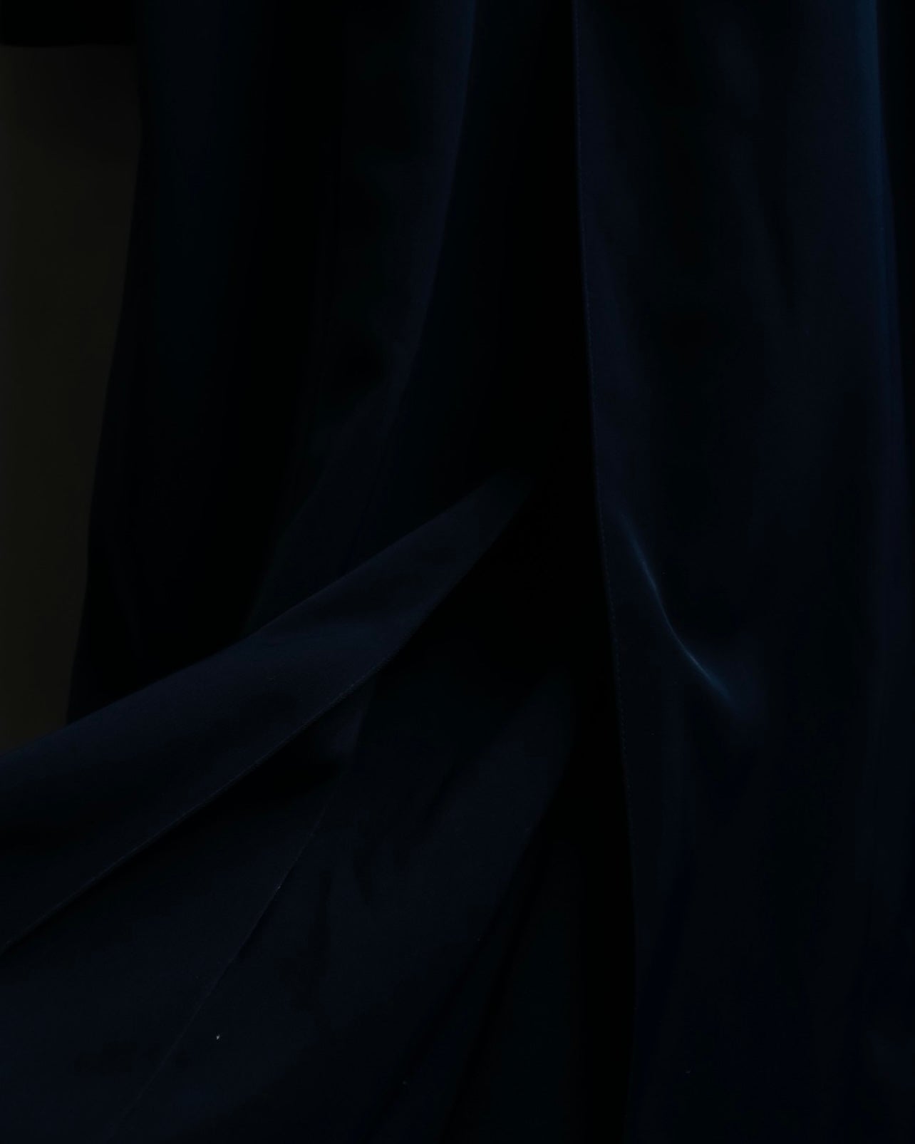 Vintage super long dark blue trench coat