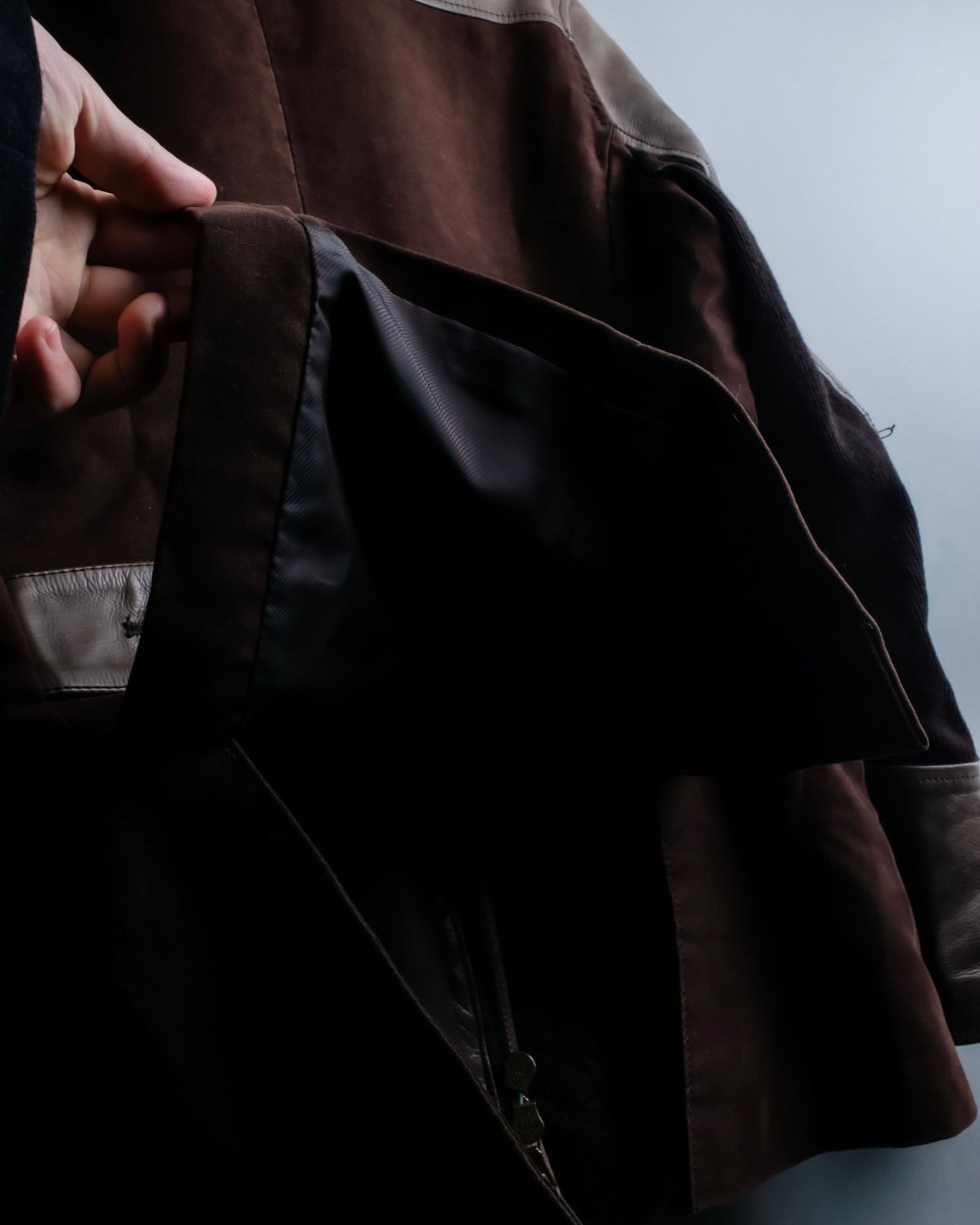 00's dal zip napoleon leather jacket