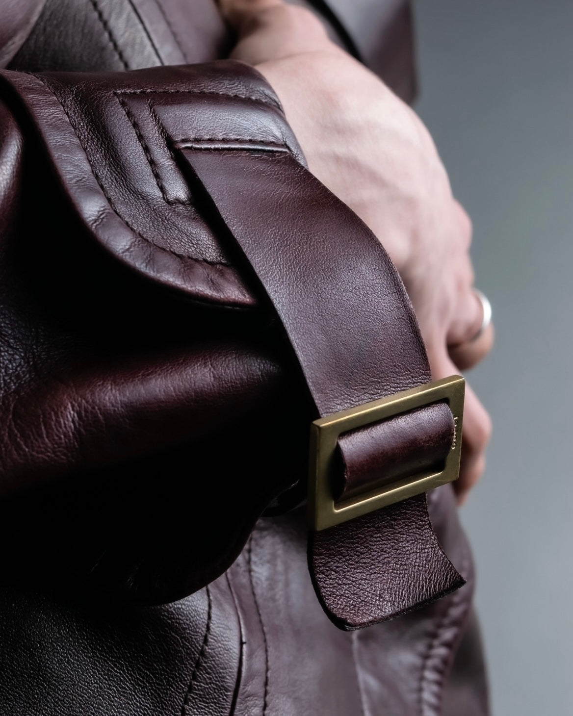 “GUCCI” Beautiful genuine sheep leather jacket