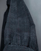 “Burberry Black Label” Trench coat designed long check shirts