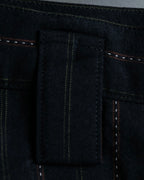 "Y's" Red Line Striped Wrap Pants Design Setup