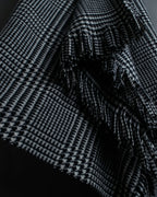 “BALENCIAGA  18AW” Virgin wool  plaid wrapped skirt