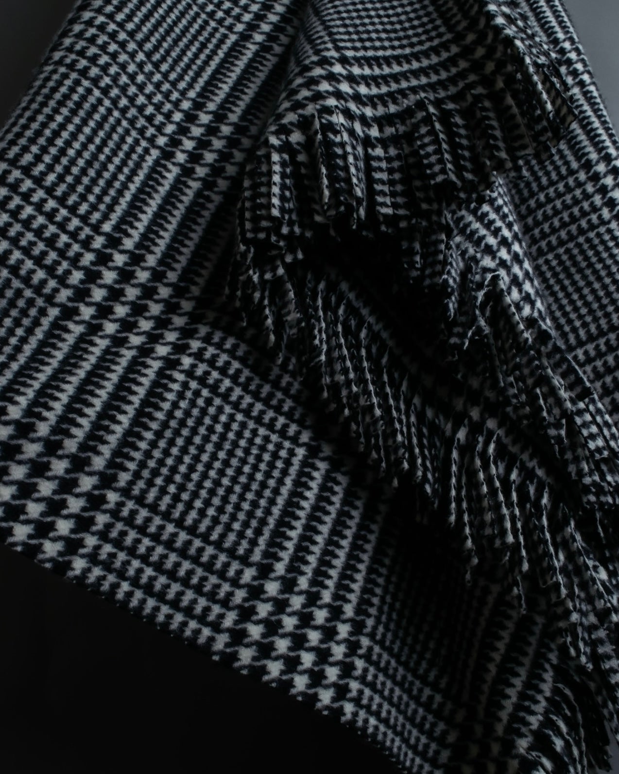 “BALENCIAGA  18AW” Virgin wool  plaid wrapped skirt