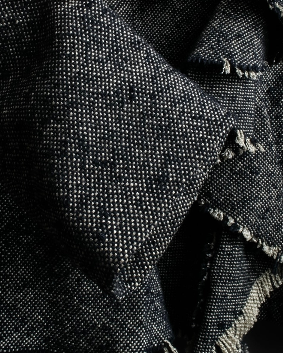 "Yohji Yamamoto +NOIR" Frill smoking jacket