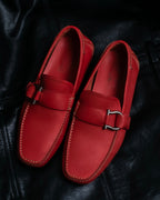 "Salvatore Ferragamo" gancino designed rubber sole loafer