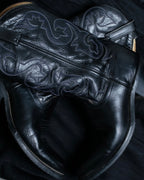 Vintage Blue Embroidered Wester Boots