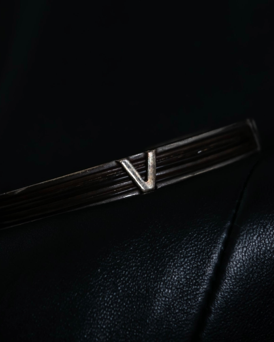 "VALENTINO" vintage iron bangle