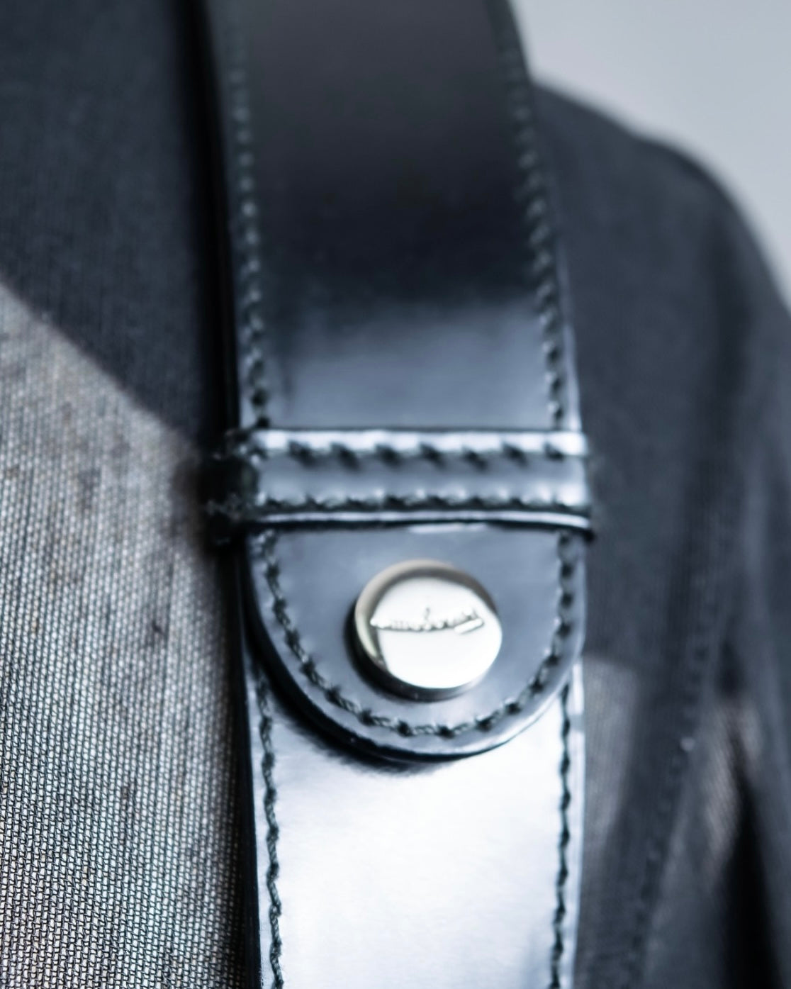 "Salvatore Ferragamo" enamel shoulder bag