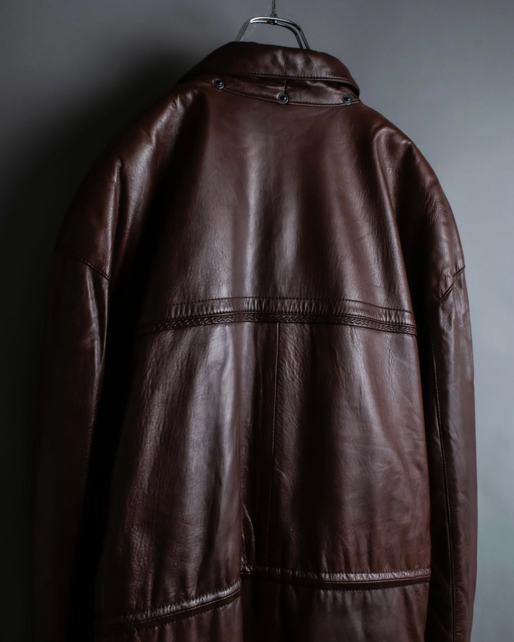 Vintage super oversized leather coat