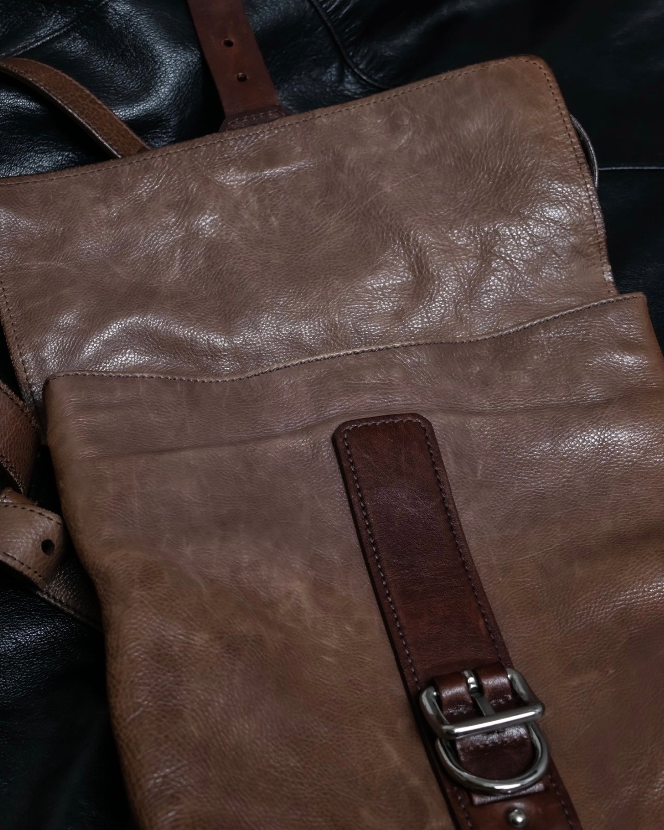 "PRADA" Real leather wrapped bag